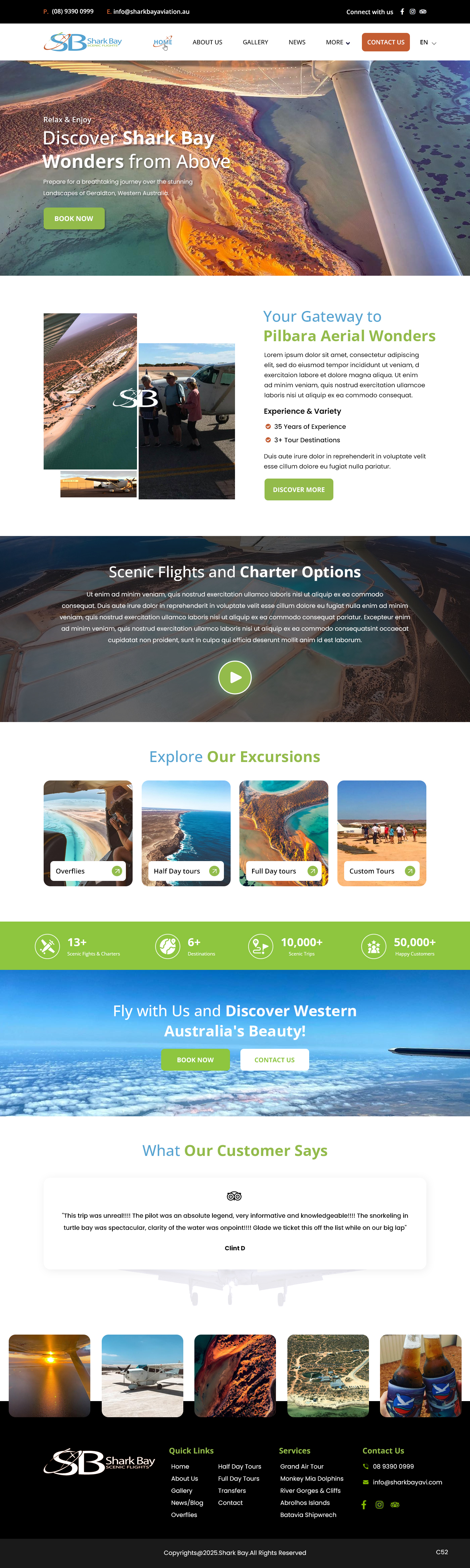 Design Wordpress par pb pour Nationwest Aviation  | Design #35309800