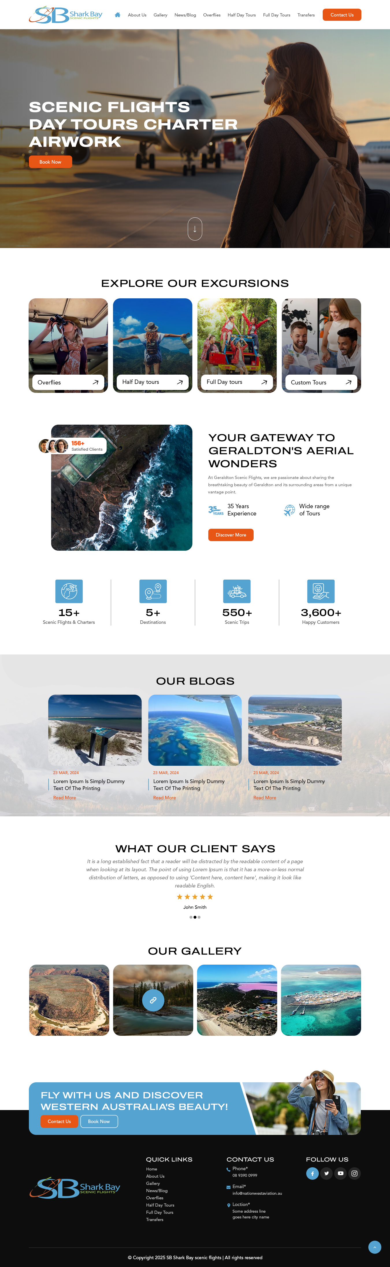 Design Wordpress par nzdesigners pour Nationwest Aviation  | Design #35317549
