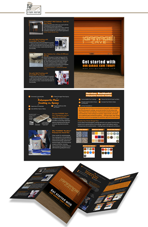 Brochure Design by Farvahar Design Studio for Your Garage Cave LLC | Design: #35322149
