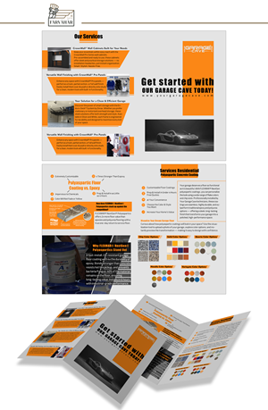 Brochure Design by Farvahar Design Studio for Your Garage Cave LLC | Design: #35323012