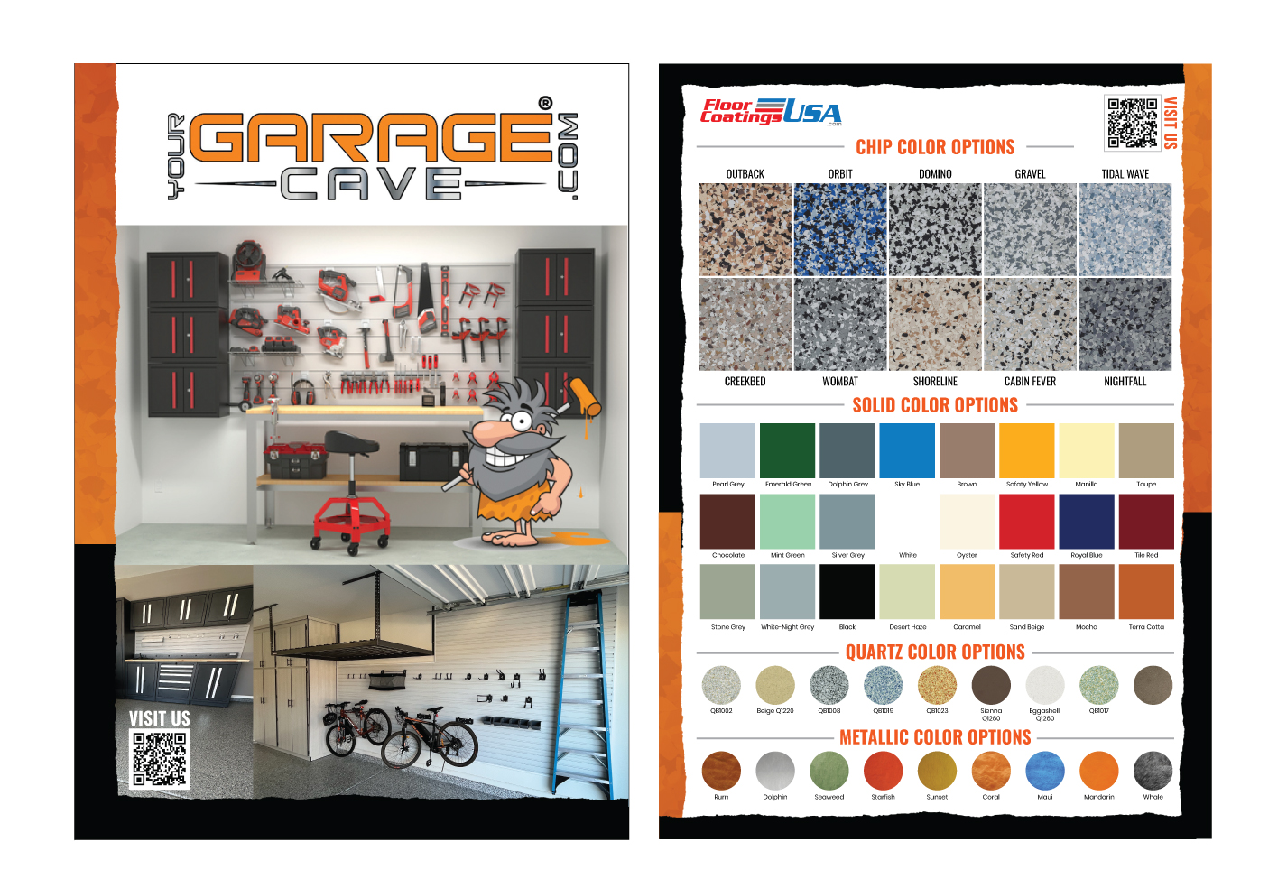 Brochure Design by Shaaki Design Print for Your Garage Cave LLC | Design #35331436
