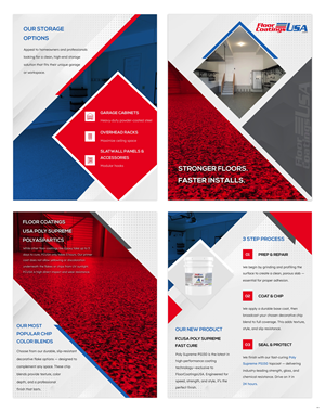 Broschüren-Design von pb für Your Garage Cave LLC | Design: #35316833