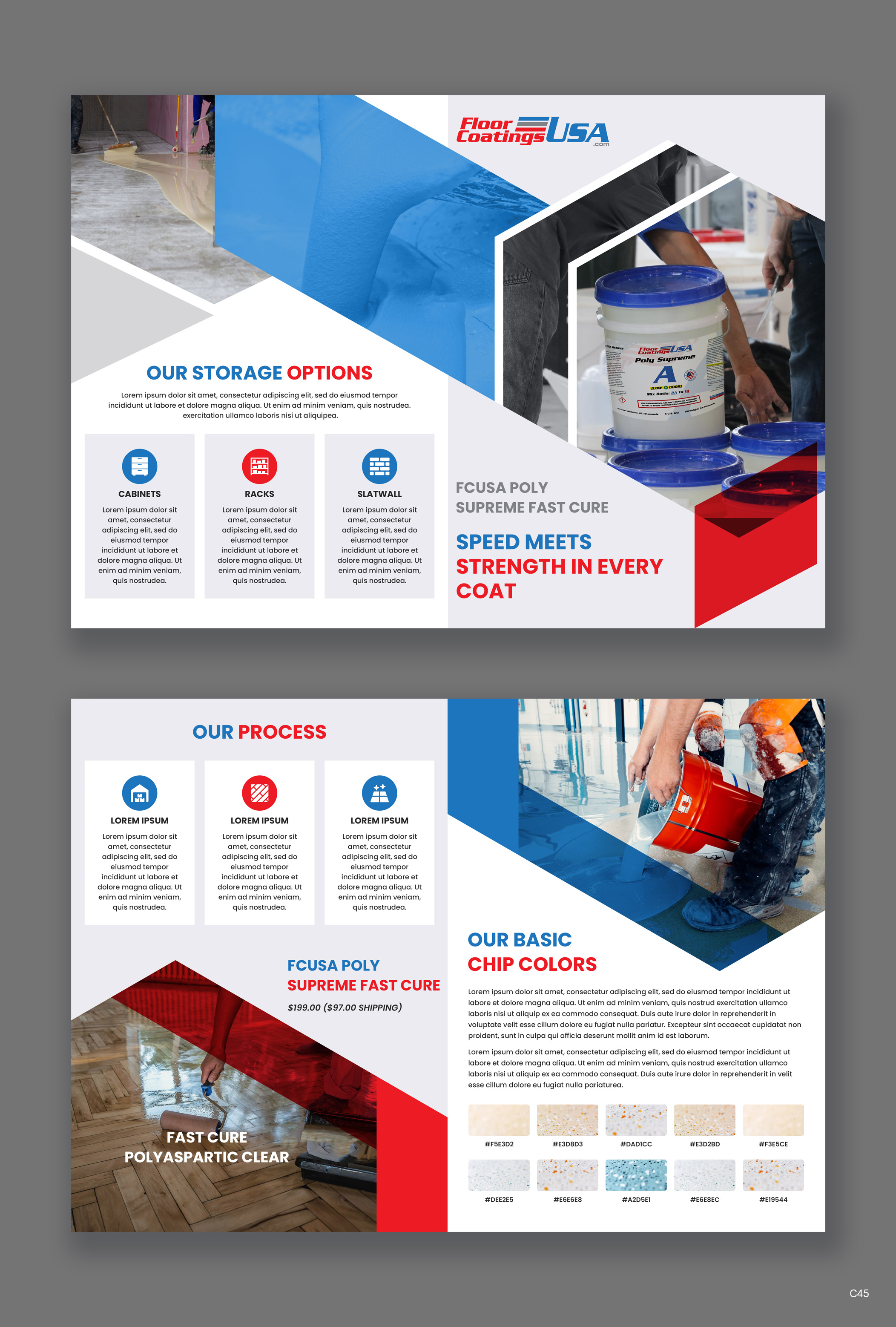 Brochure Design by pb for Your Garage Cave LLC | Design #35316834