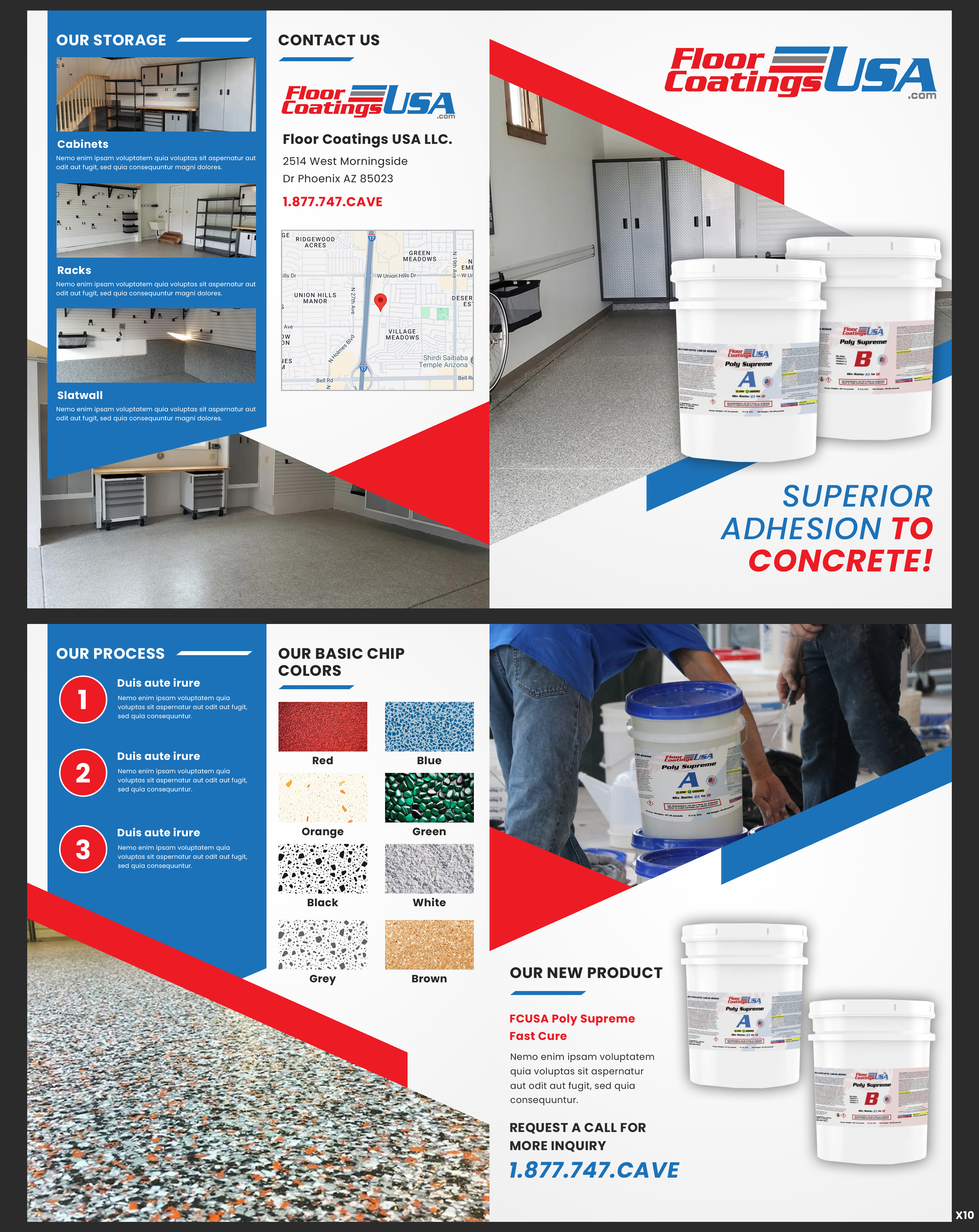Brochure Design by pb for Your Garage Cave LLC | Design #35316841