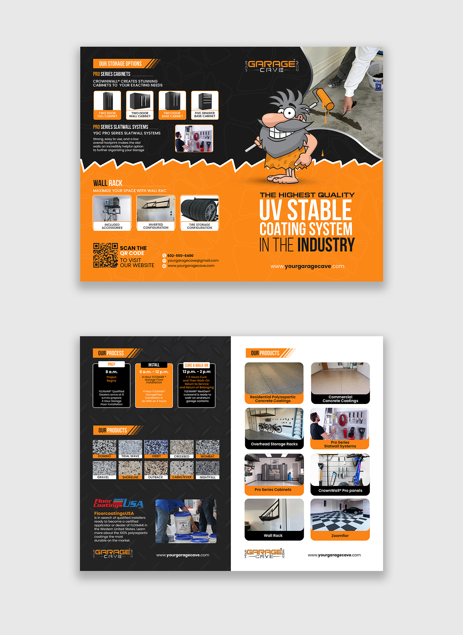 Broschüren-Design von debdesign für Your Garage Cave LLC | Design #35325605