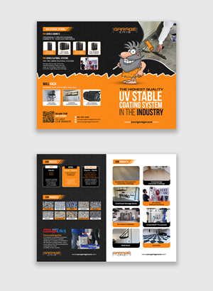 Brochure Design by debdesign for Your Garage Cave LLC | Design: #35325605