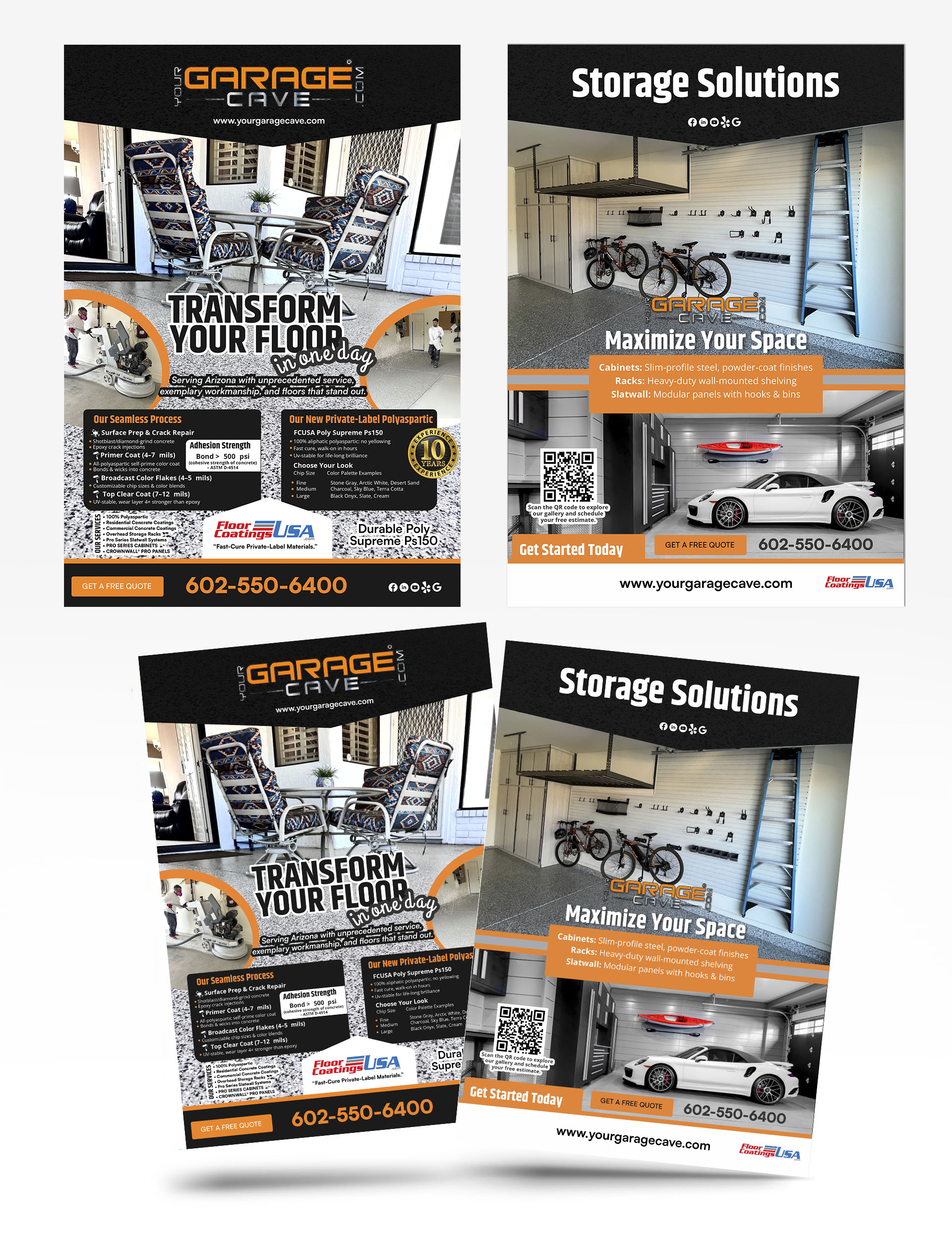 Broschüren-Design von angelcolmenares3 für Your Garage Cave LLC | Design #35347833