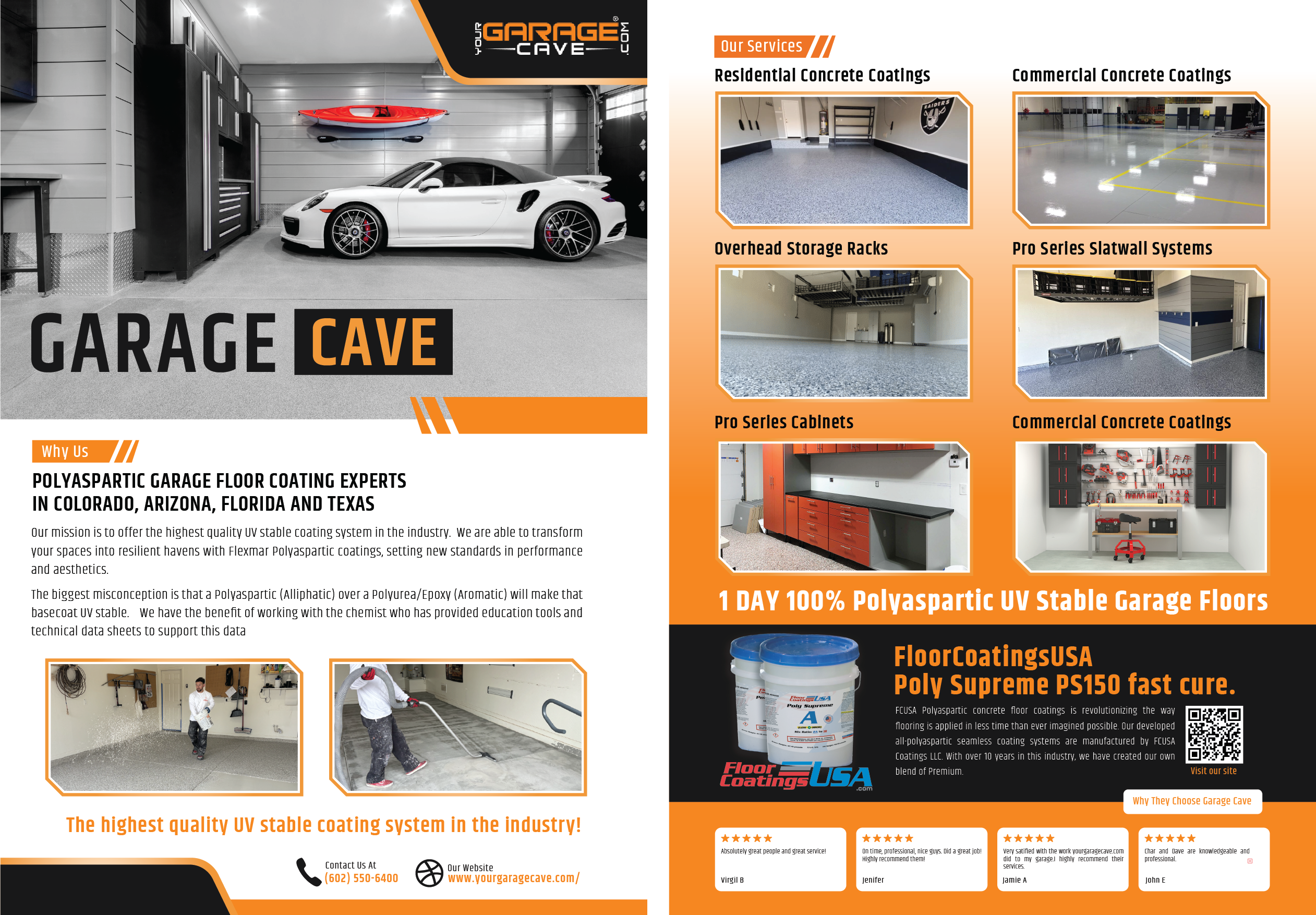 Brochure Design by Wahyu Araf for Your Garage Cave LLC | Design #35345511