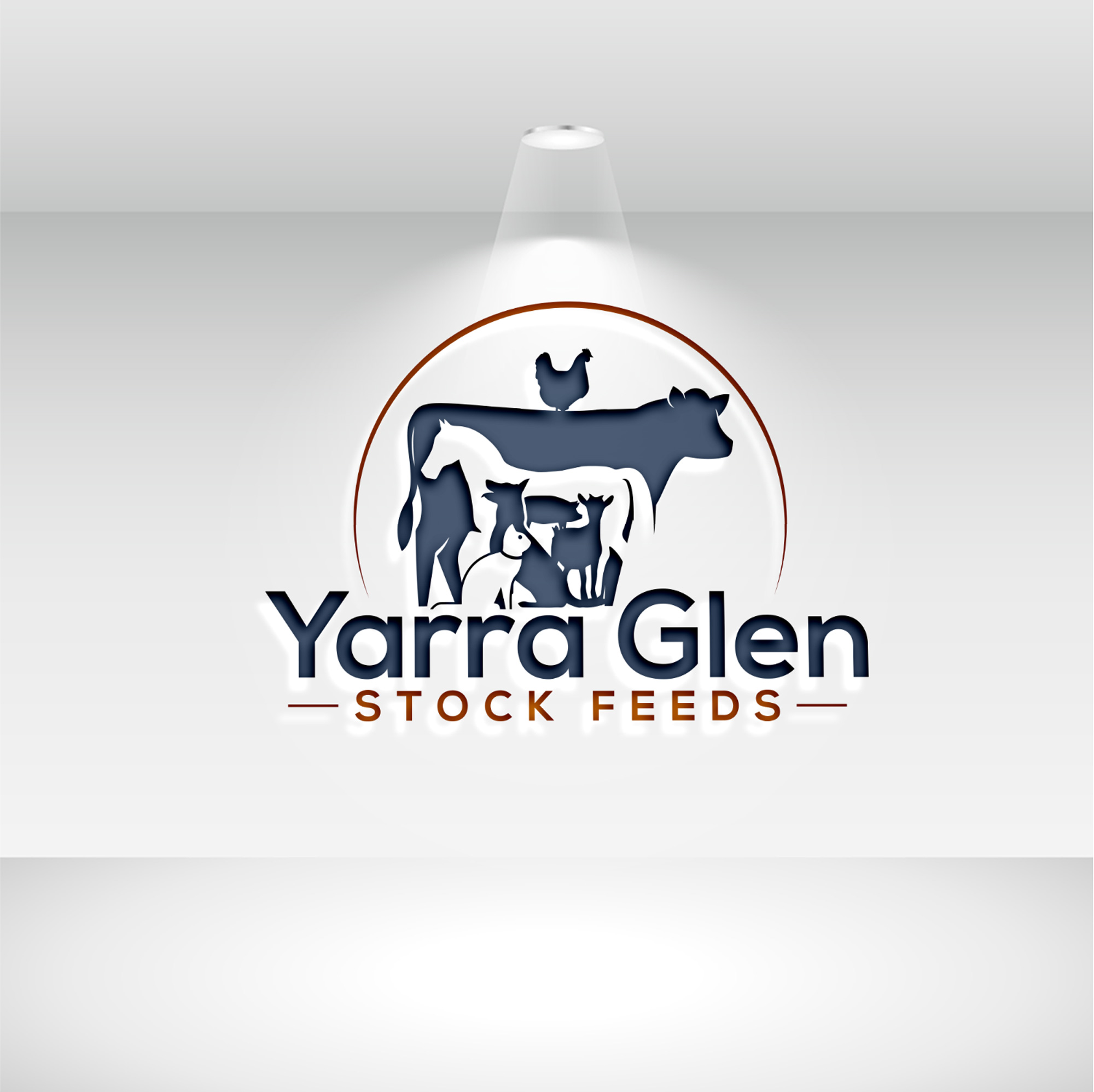 Logo Design by Rosalie.. for Yarra Glen Stock Feeds | Design #35320260