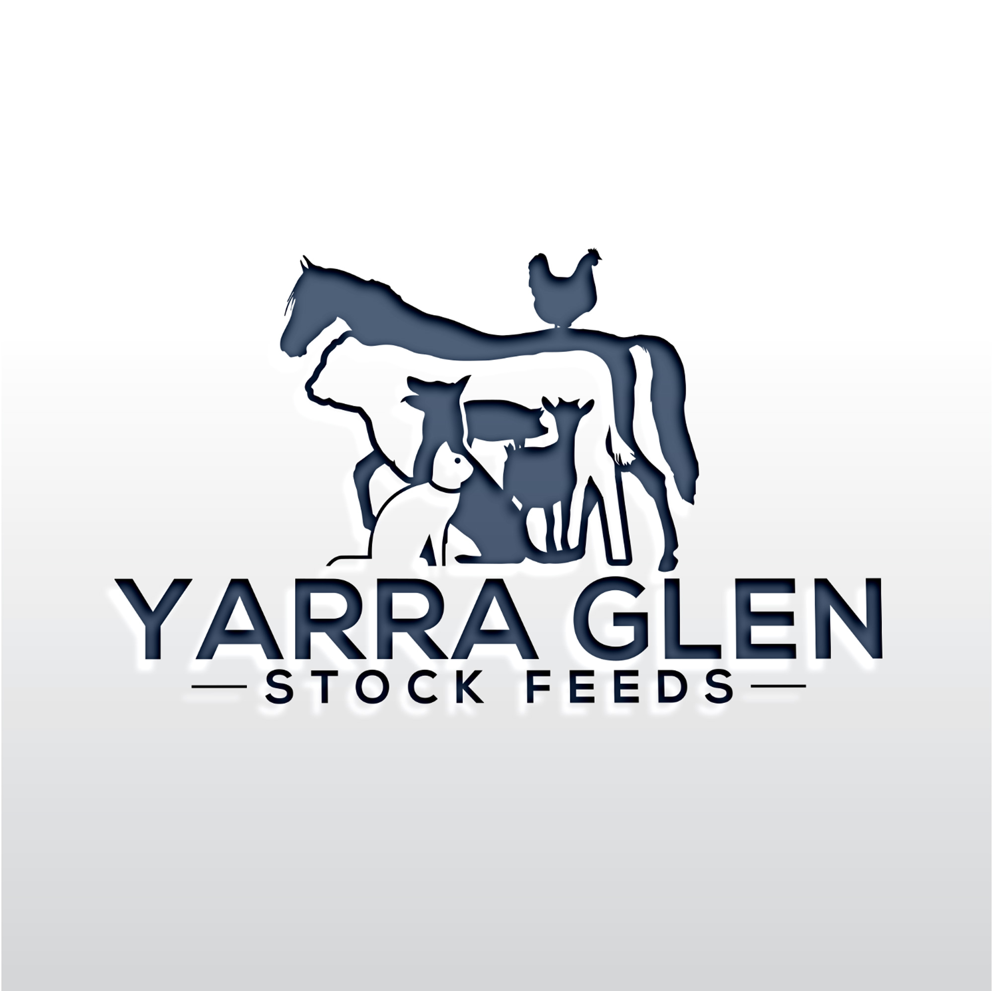 Logo Design by Rosalie.. for Yarra Glen Stock Feeds | Design #35325668
