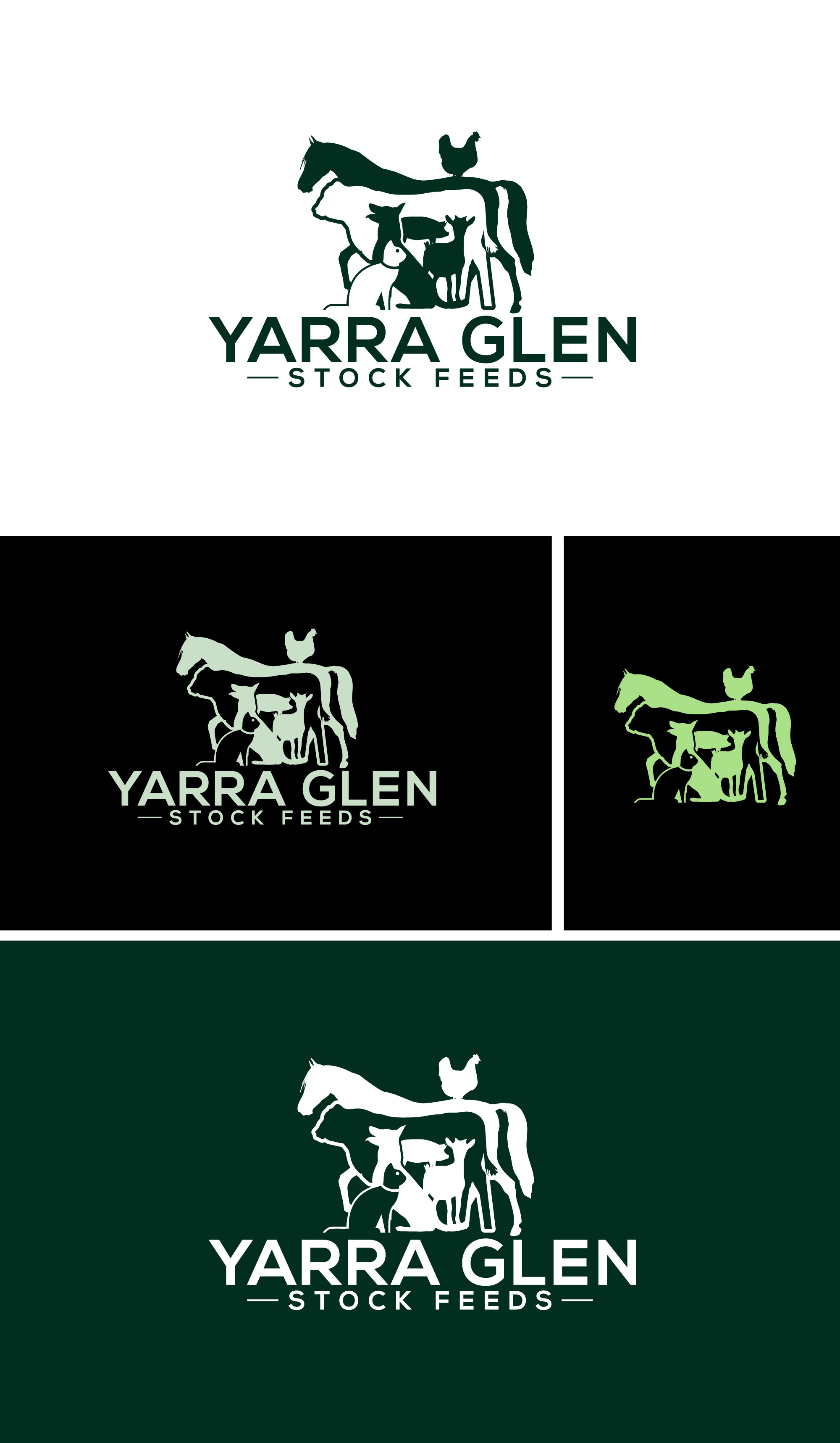 Logo Design by Rosalie.. for Yarra Glen Stock Feeds | Design #35330138