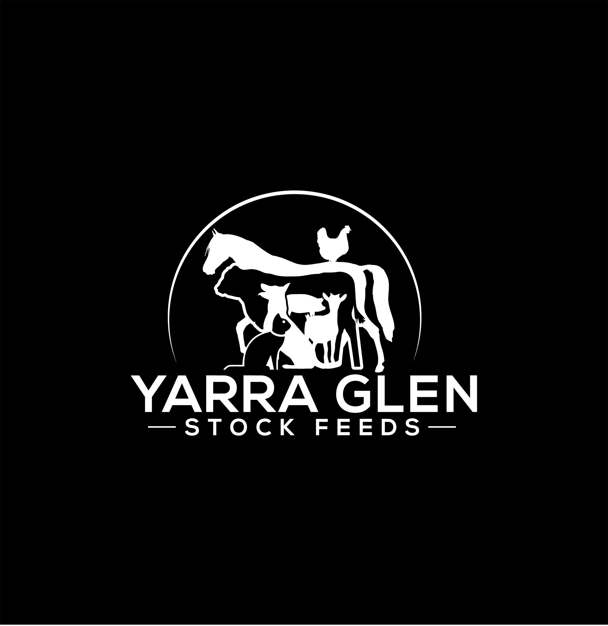 Logo Design by Rosalie.. for Yarra Glen Stock Feeds | Design #35511154