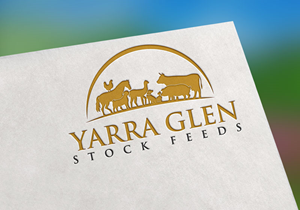 Logo Design by twon42 for Yarra Glen Stock Feeds | Design: #35318205