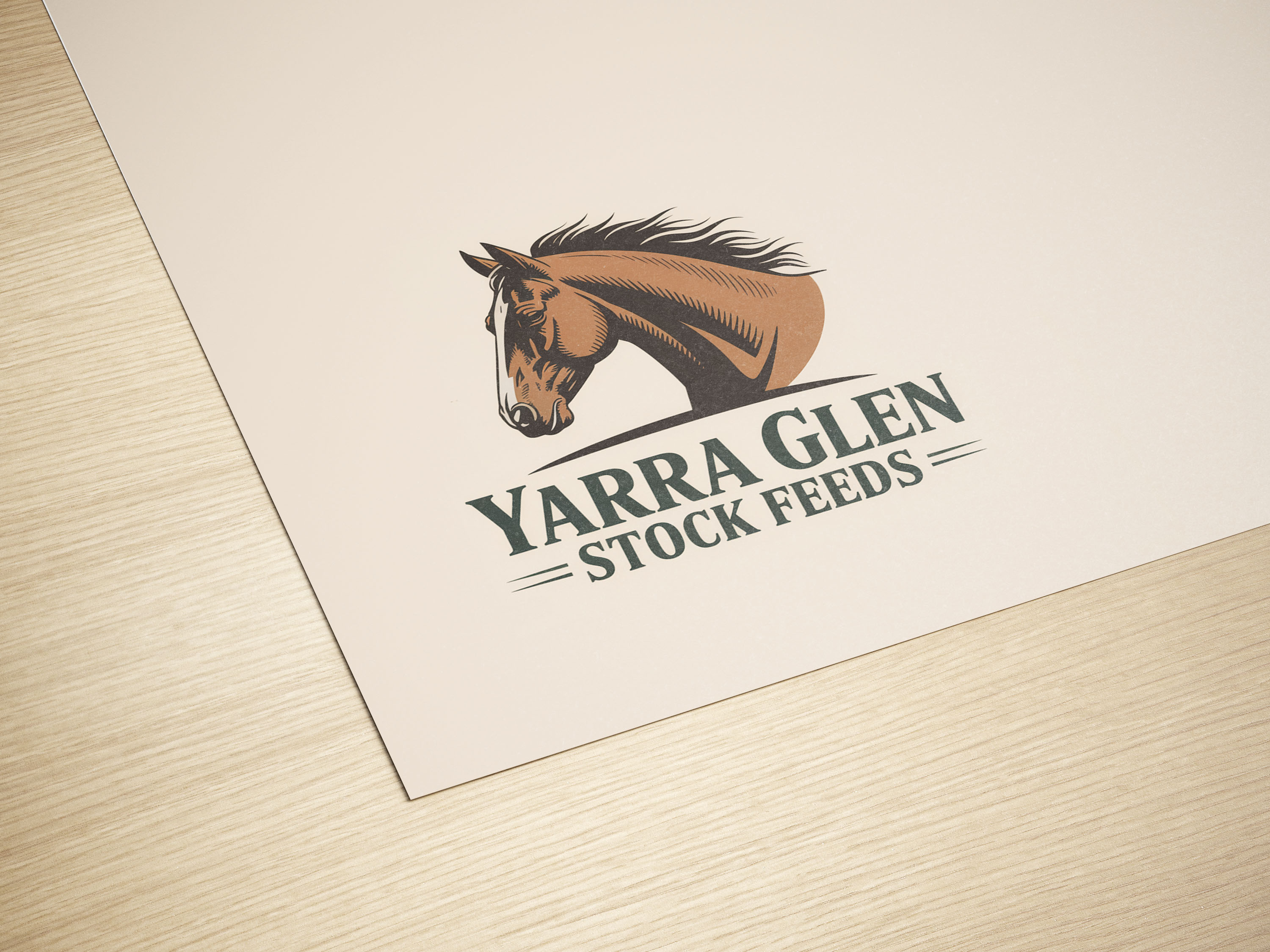 Logo Design by D -lara seen for Yarra Glen Stock Feeds | Design #35320861