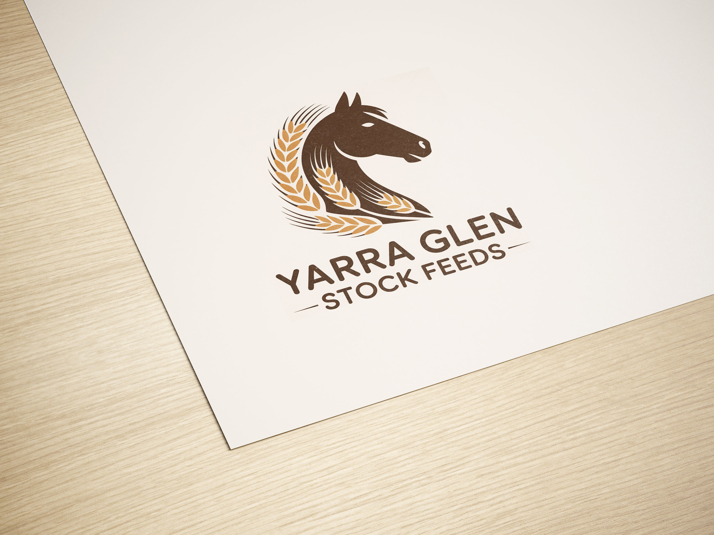 Logo Design by D -lara seen for Yarra Glen Stock Feeds | Design #35320872