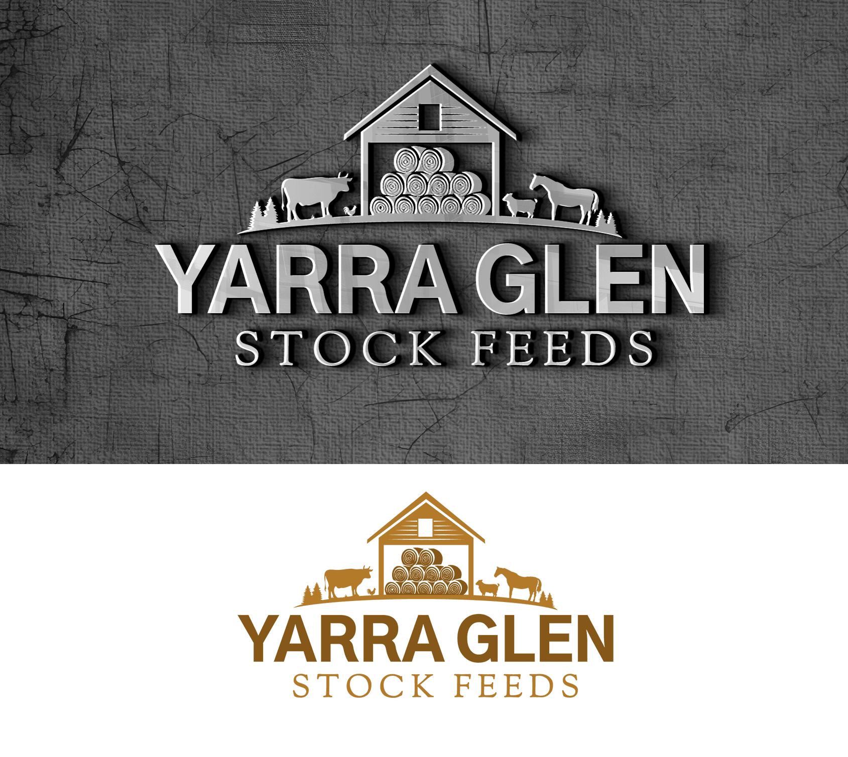Logo Design by Rickyy for Yarra Glen Stock Feeds | Design #35349847