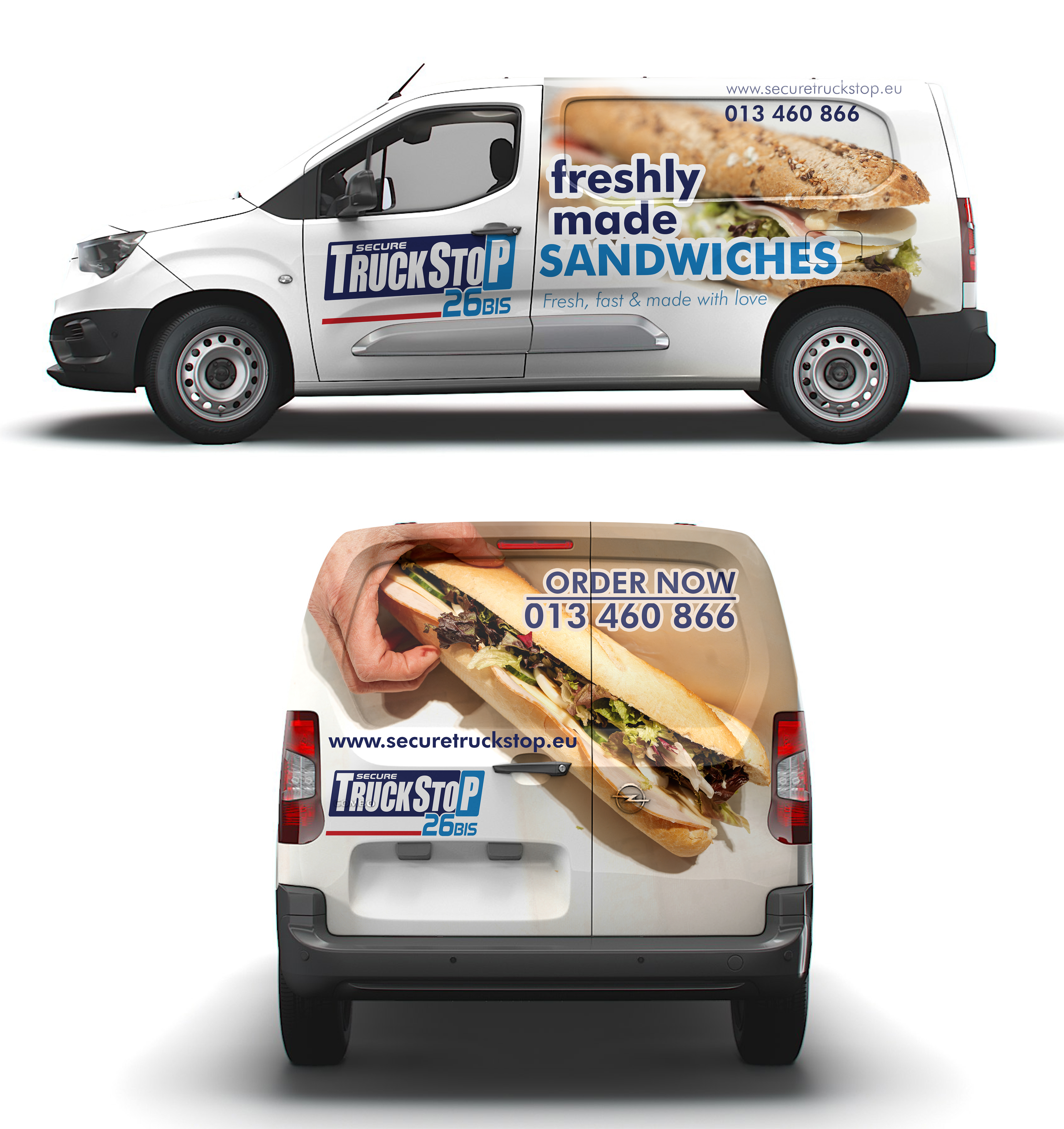 Car Wrap-Design von AZ_Studio für Truckstop 26Bis BV | Design #35334958