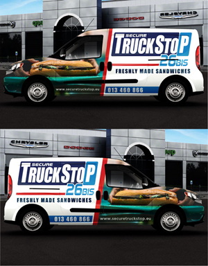 Design de Covering de Véhicule par LAXMI DESIGNHUB pour Truckstop 26Bis BV | Design #35344486