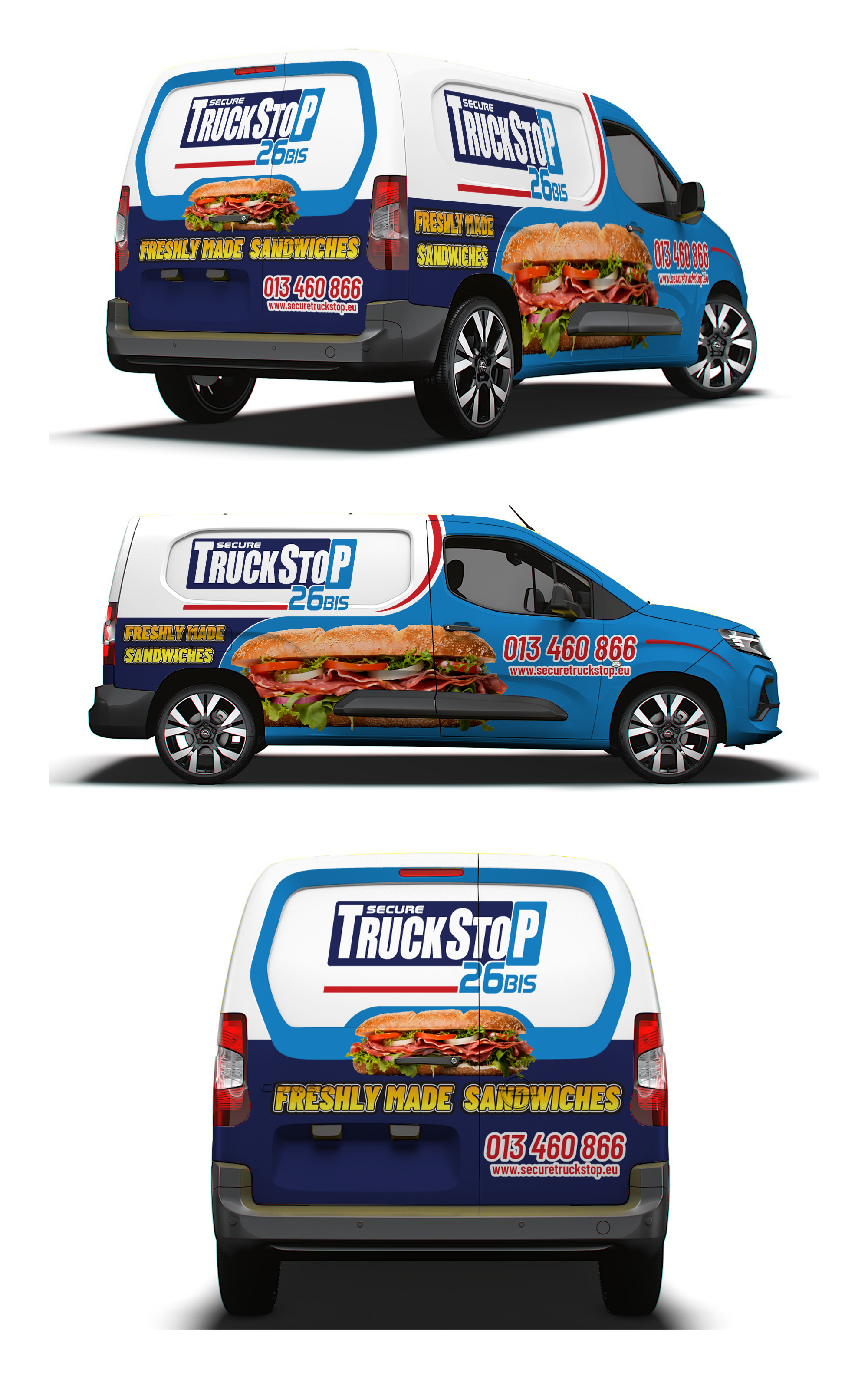 Car Wrap Design by 123graphics for Truckstop 26Bis BV | Design #35338080