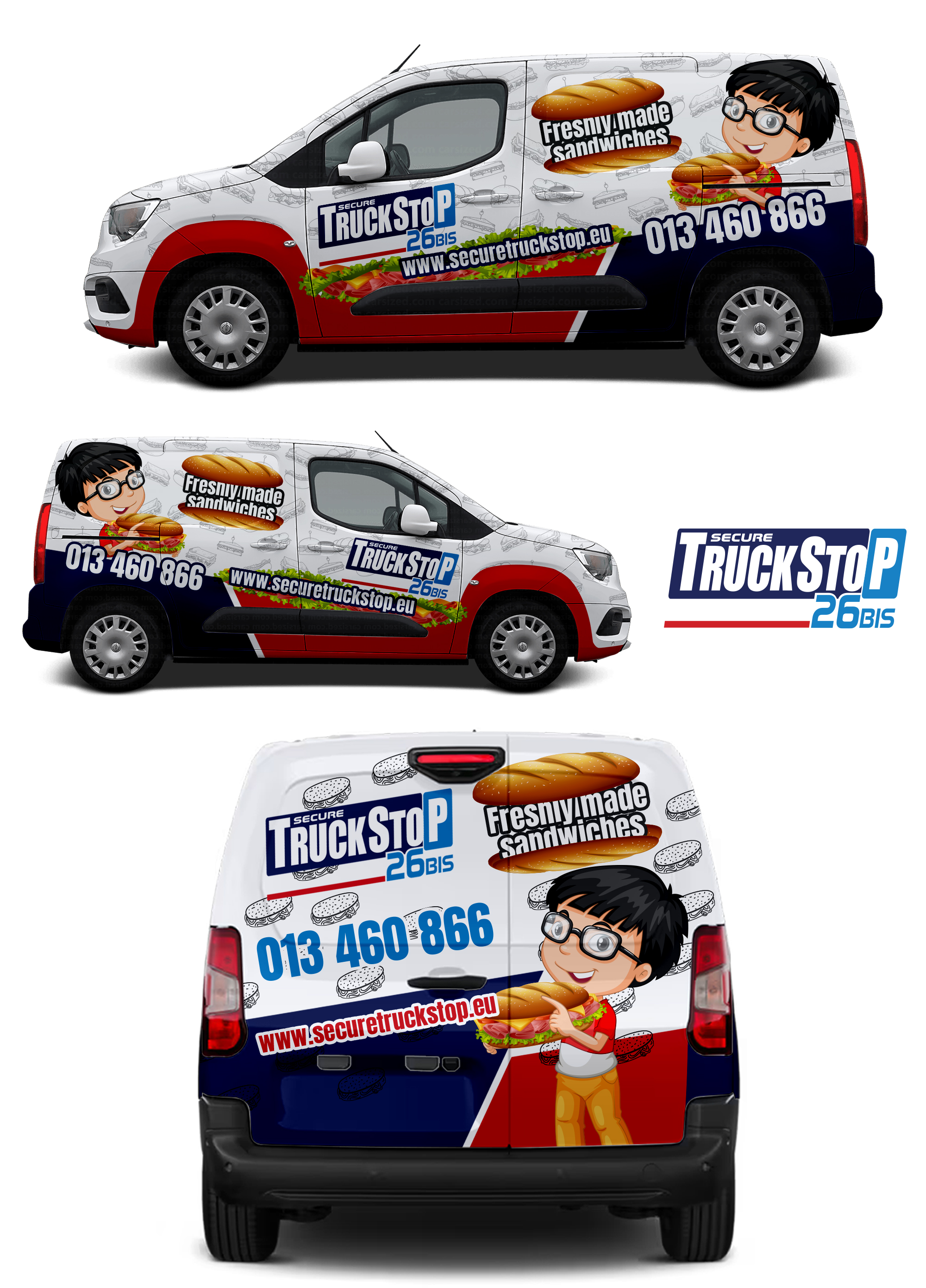 Design de Covering de Véhicule par websmartusa pour Truckstop 26Bis BV | Design #35338177