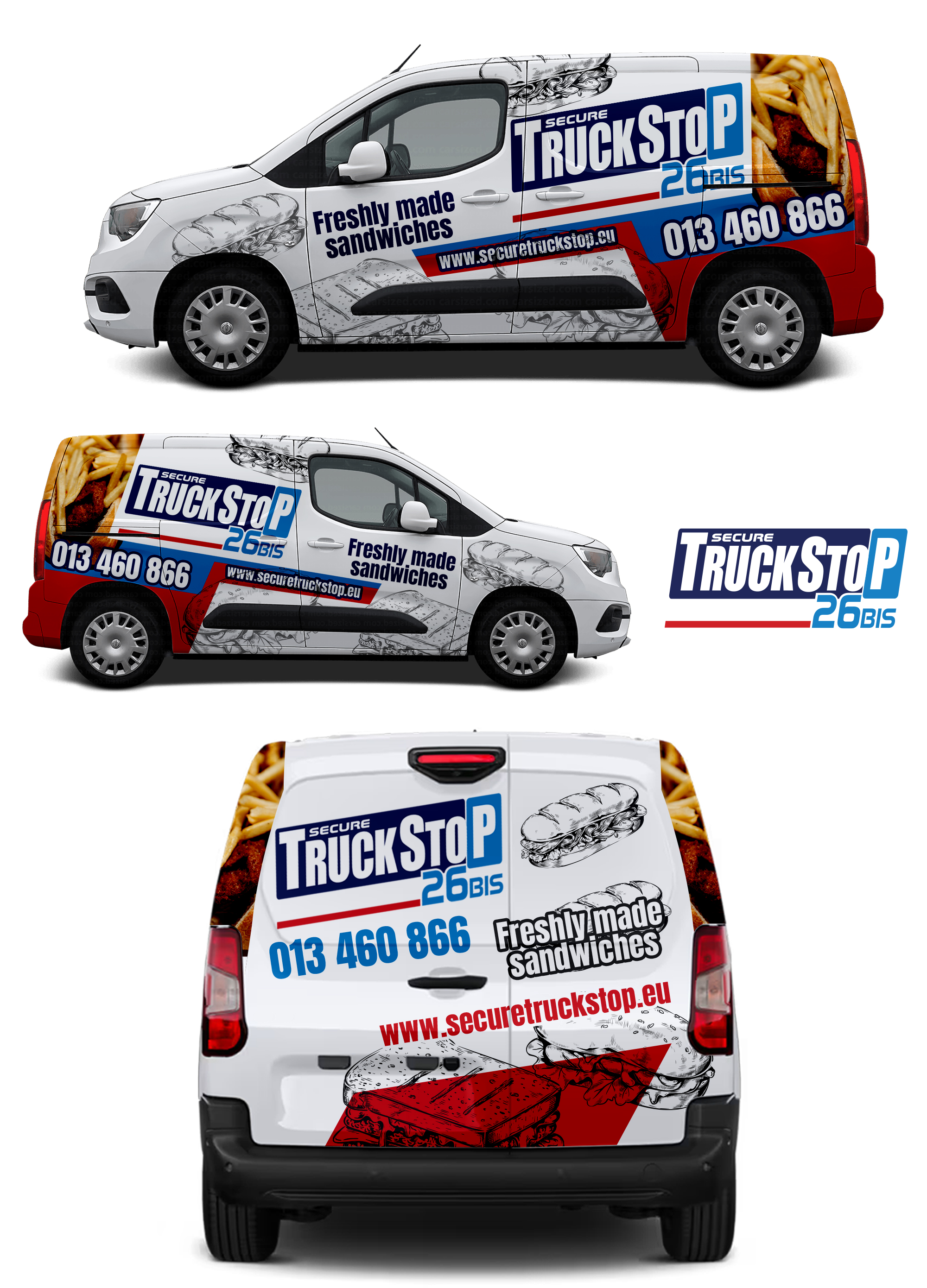 Design de Covering de Véhicule par websmartusa pour Truckstop 26Bis BV | Design #35338193