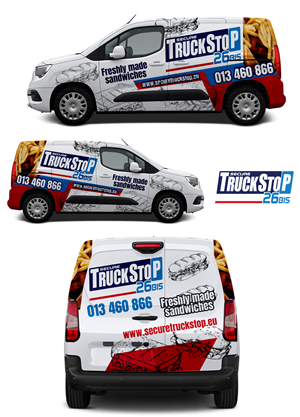 Design de Covering de Véhicule par websmartusa pour Truckstop 26Bis BV | Design : #35338193