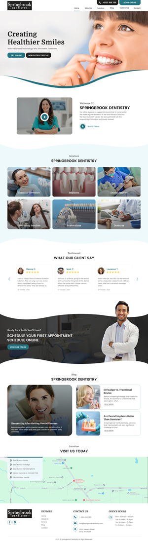 Web Design by rightway for this project | Design #35343432
