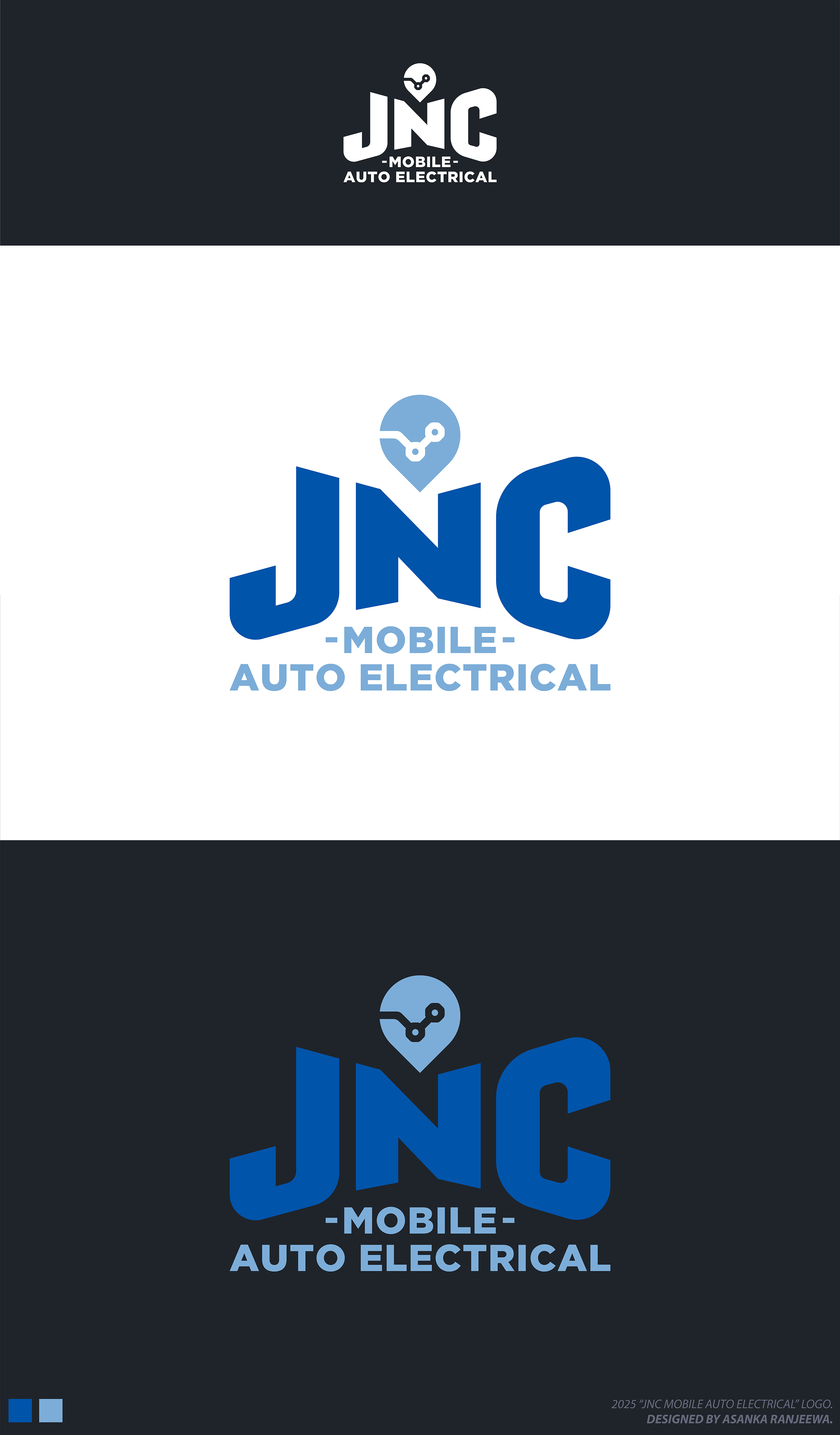 Logo-Design von Asanka Ranjeewa für JNC Mobile Auto Electrical | Design #35370117