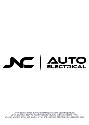 Logo Design by Abigaill_design for JNC Mobile Auto Electrical | Design: #35341807