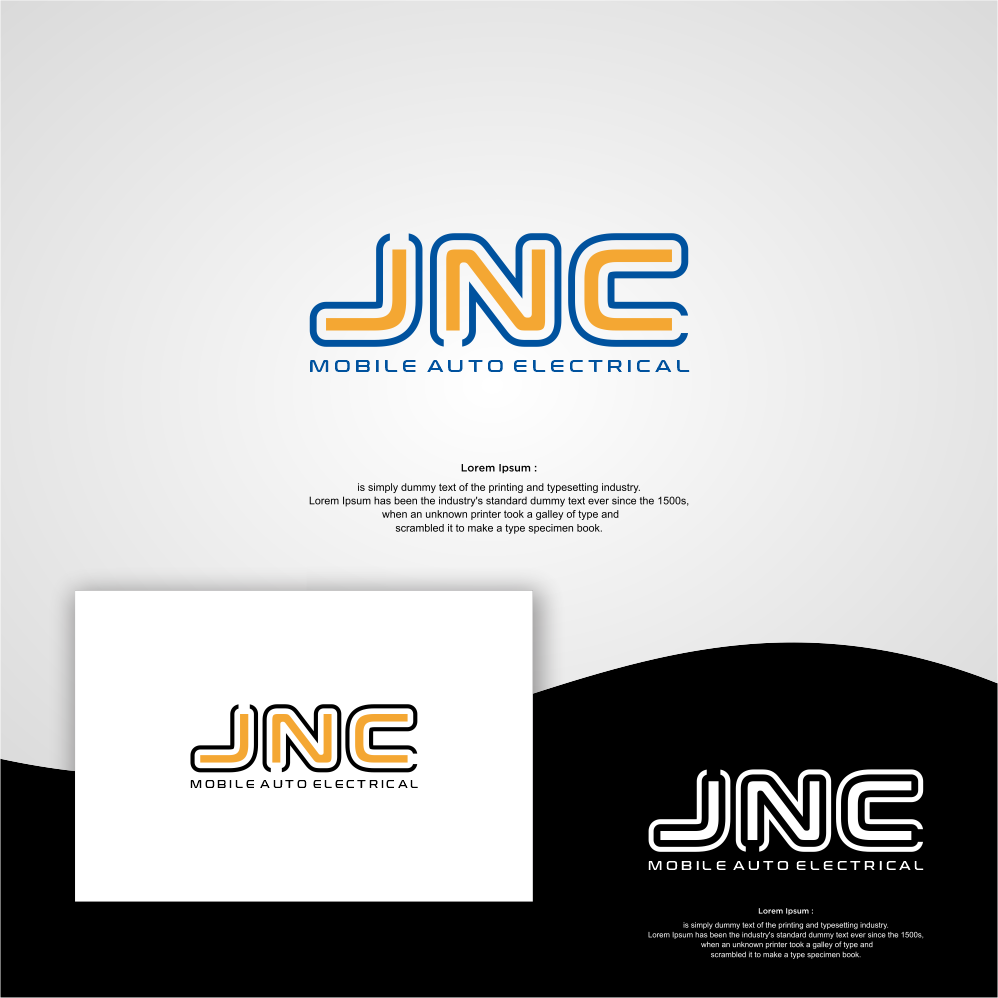 Logo Design by BabyMonster76 for JNC Mobile Auto Electrical | Design #35390011