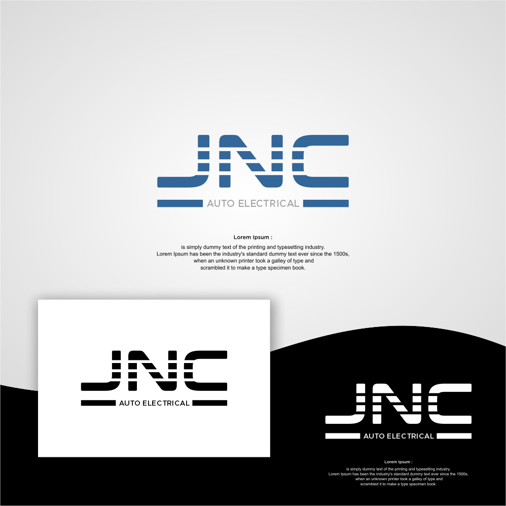 Logo Design by BabyMonster76 for JNC Mobile Auto Electrical | Design #35414205