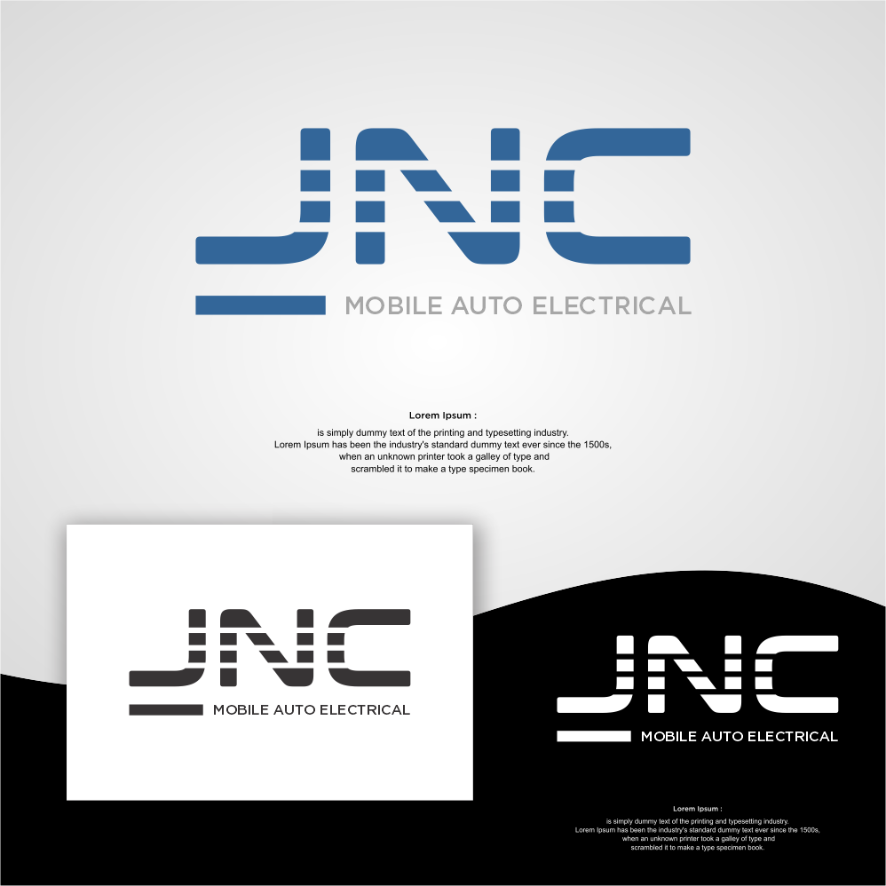 Logo Design by BabyMonster76 for JNC Mobile Auto Electrical | Design #35414211