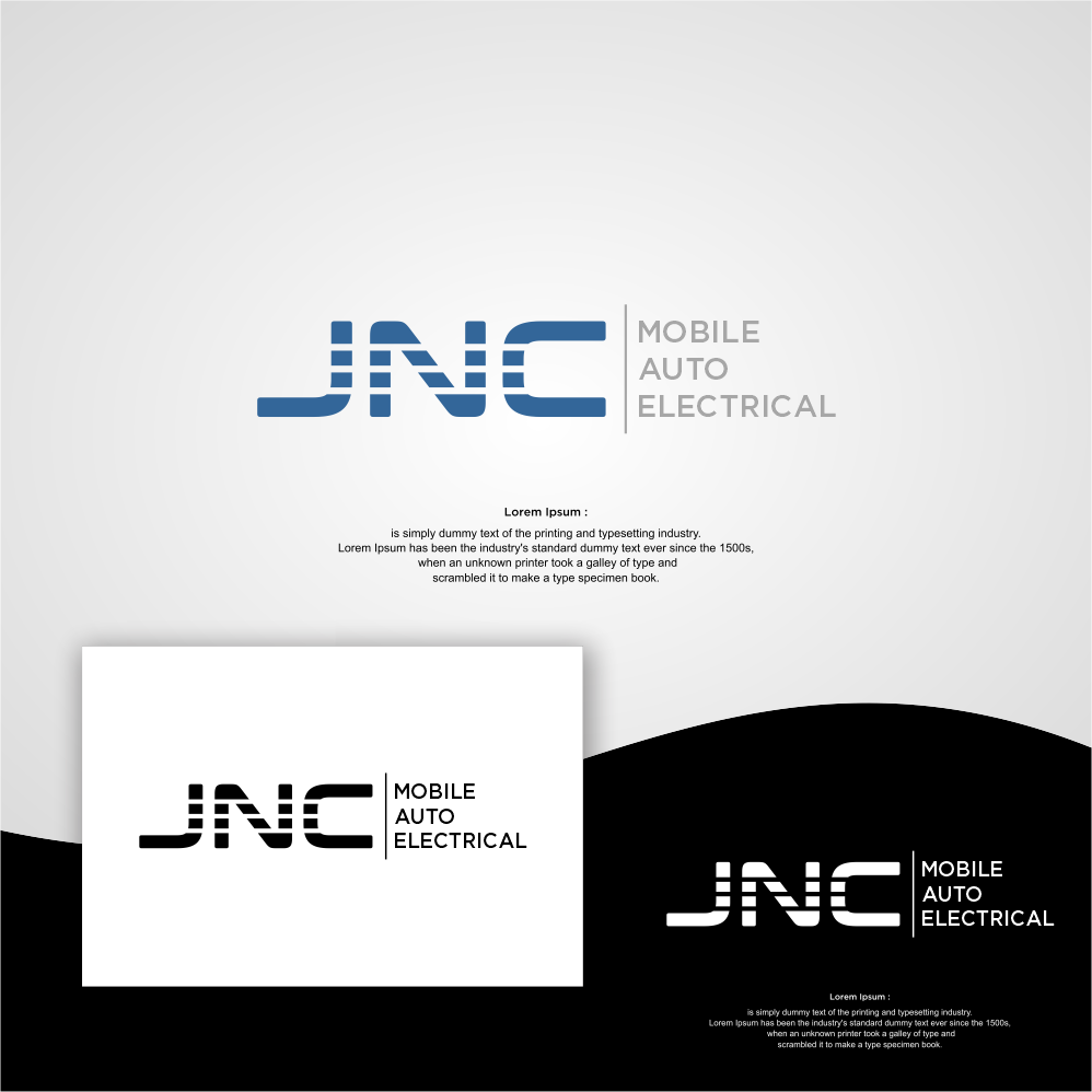 Logo Design by BabyMonster76 for JNC Mobile Auto Electrical | Design #35414251