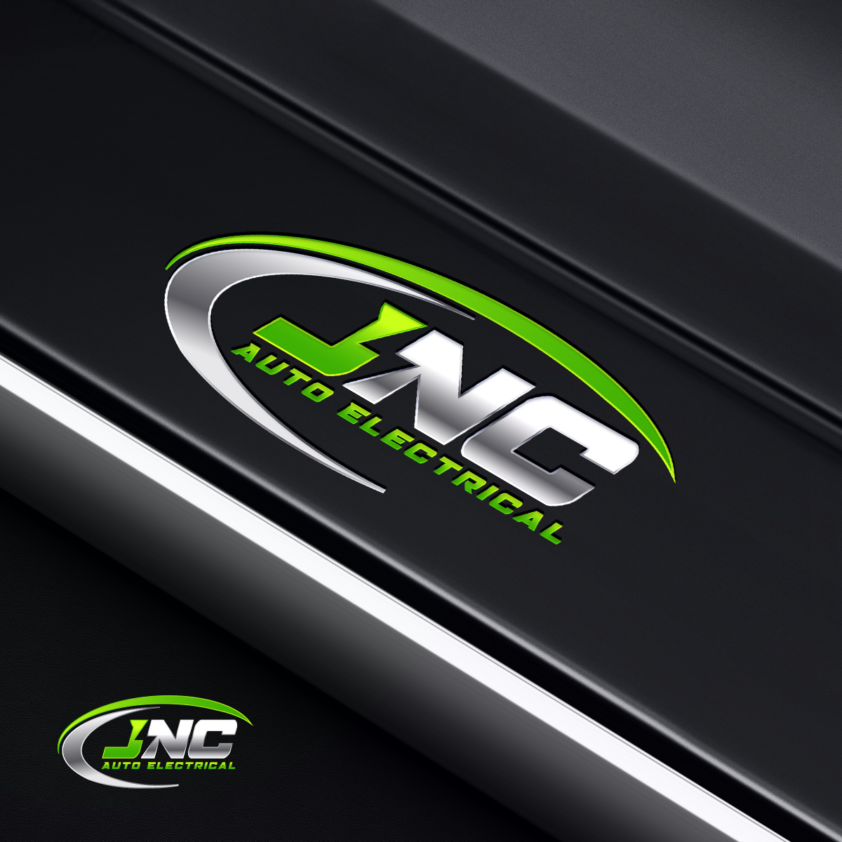 Diseño de Logo por ares_h1 para JNC Mobile Auto Electrical | Diseño #35336397