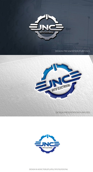 Logo Design by graphicevolution for JNC Mobile Auto Electrical | Design: #35336021
