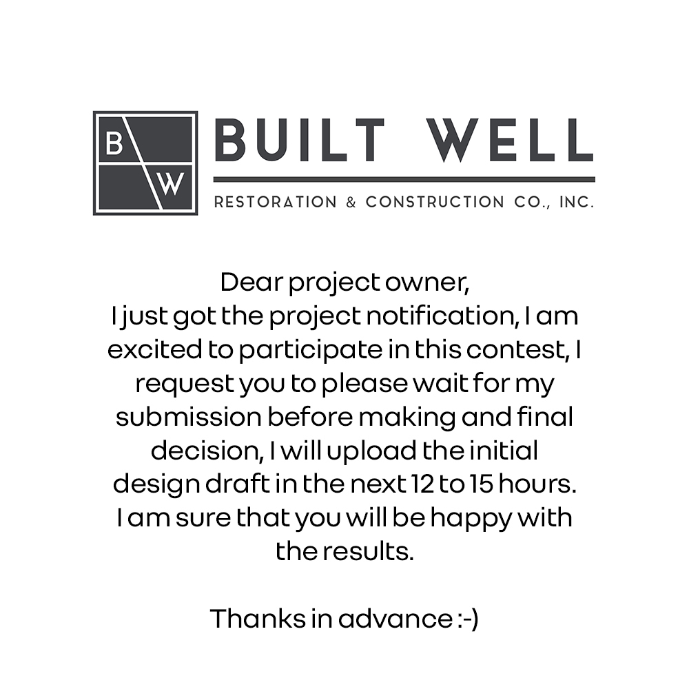 Brochure Design by Graphic Guy for Built Well Restoration & Construction | Design #35341483