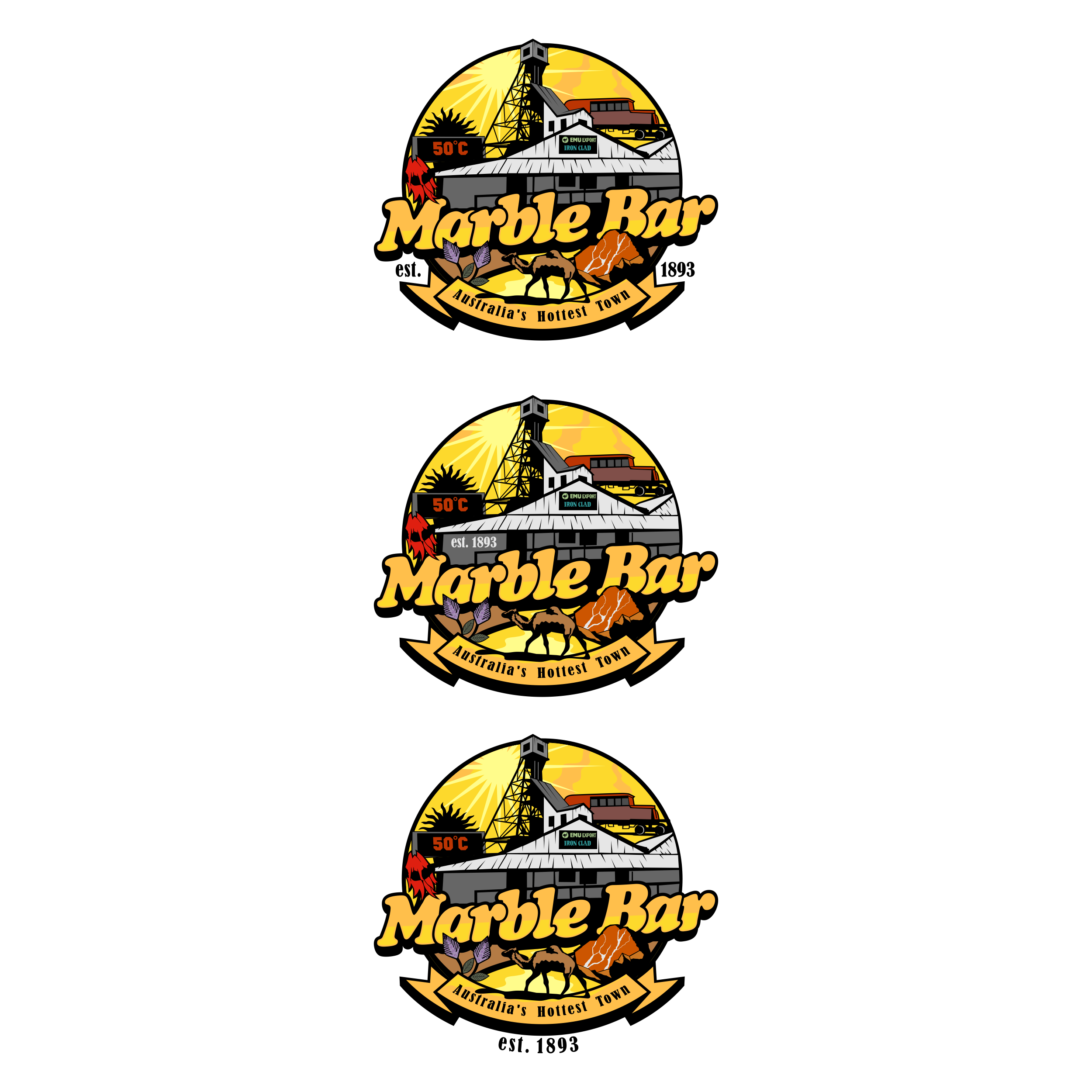 Logo Design by luckdesign for Marble bar Community Resource Centre  | Design #35359575