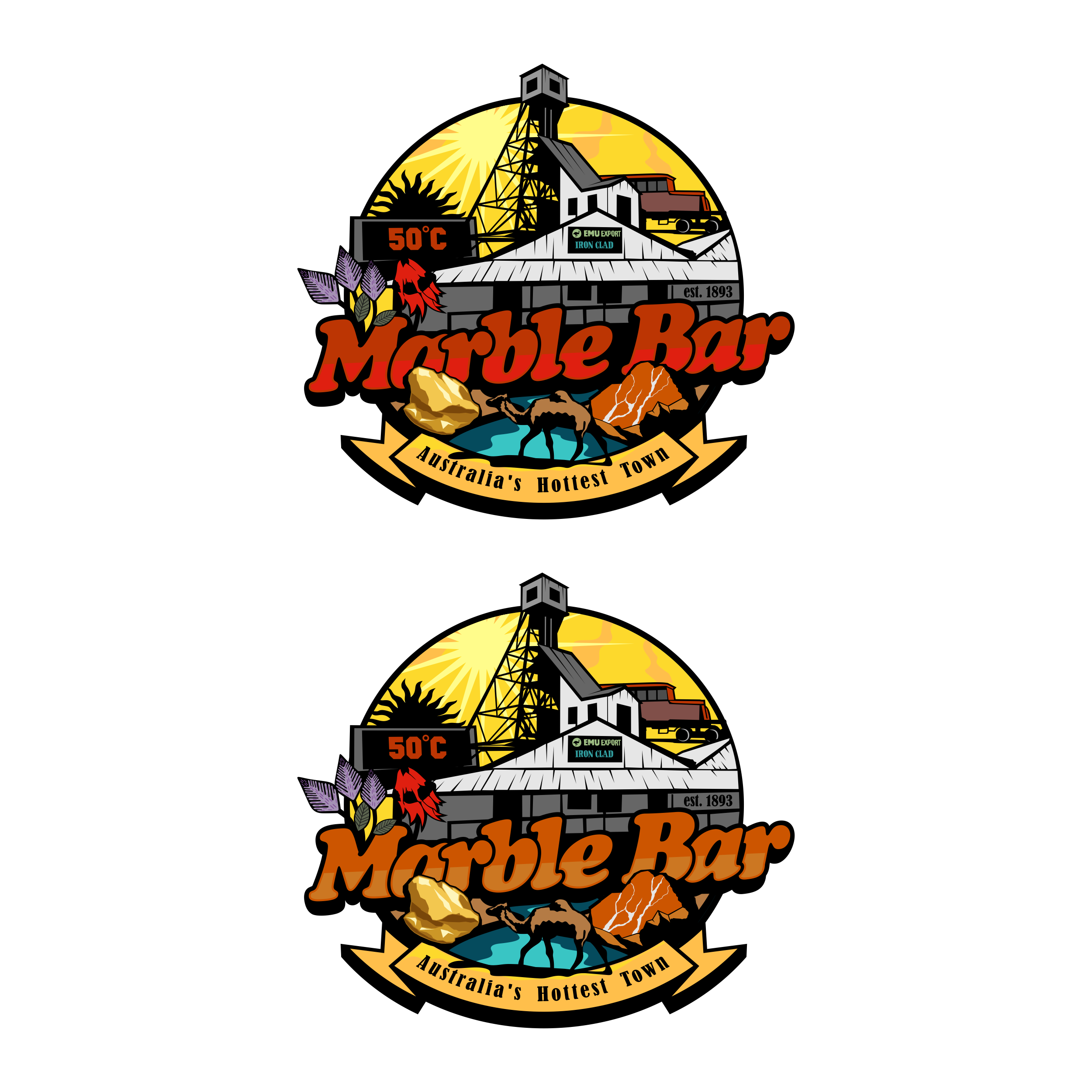 Logo Design by luckdesign for Marble bar Community Resource Centre  | Design #35379216