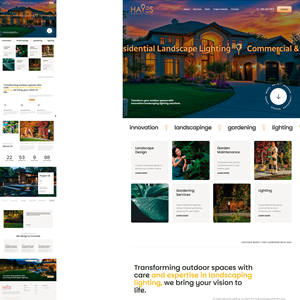 Web Design by DB_Design for Hayes Signature Lighting | Design: #35340722