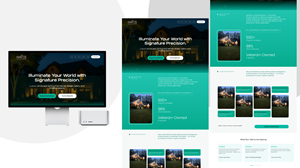Web Design by Sehriban for Hayes Signature Lighting | Design: #35346522