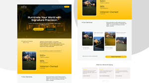 Web Design by Sehriban for Hayes Signature Lighting | Design: #35354134