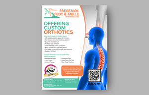 Flyer Design by yganess for Frederick Foot & Ankle | Design #35342918