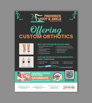 Flyer Design by debdesign for Frederick Foot & Ankle | Design: #35342702