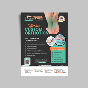 Flyer Design by JanuXart for Frederick Foot & Ankle | Design #35342669