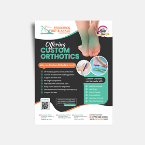 Flyer Design by JanuXart for Frederick Foot & Ankle | Design #35343517