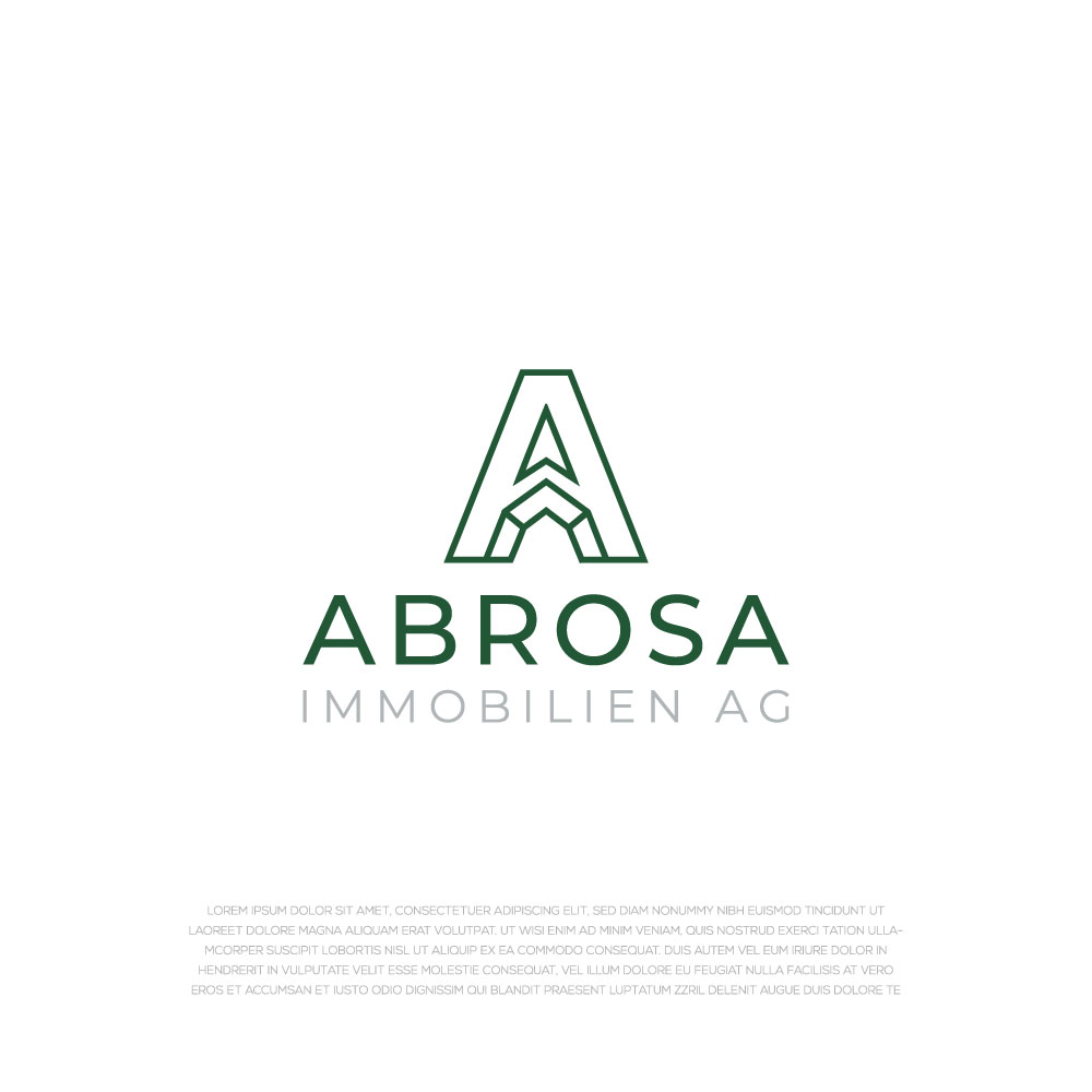 Logo Design by LogoEon for Abrosa Immobilien AG | Design #35344811
