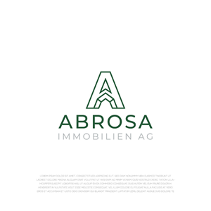Diseño de Logo por LogoEon para Abrosa Immobilien AG | Diseño: #35344811
