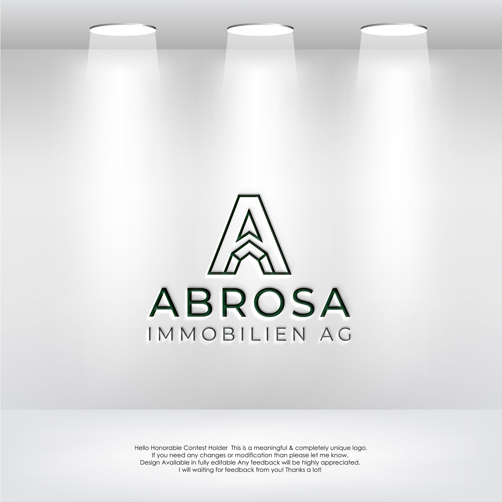 Logo-Design von LogoEon für Abrosa Immobilien AG | Design #35344812