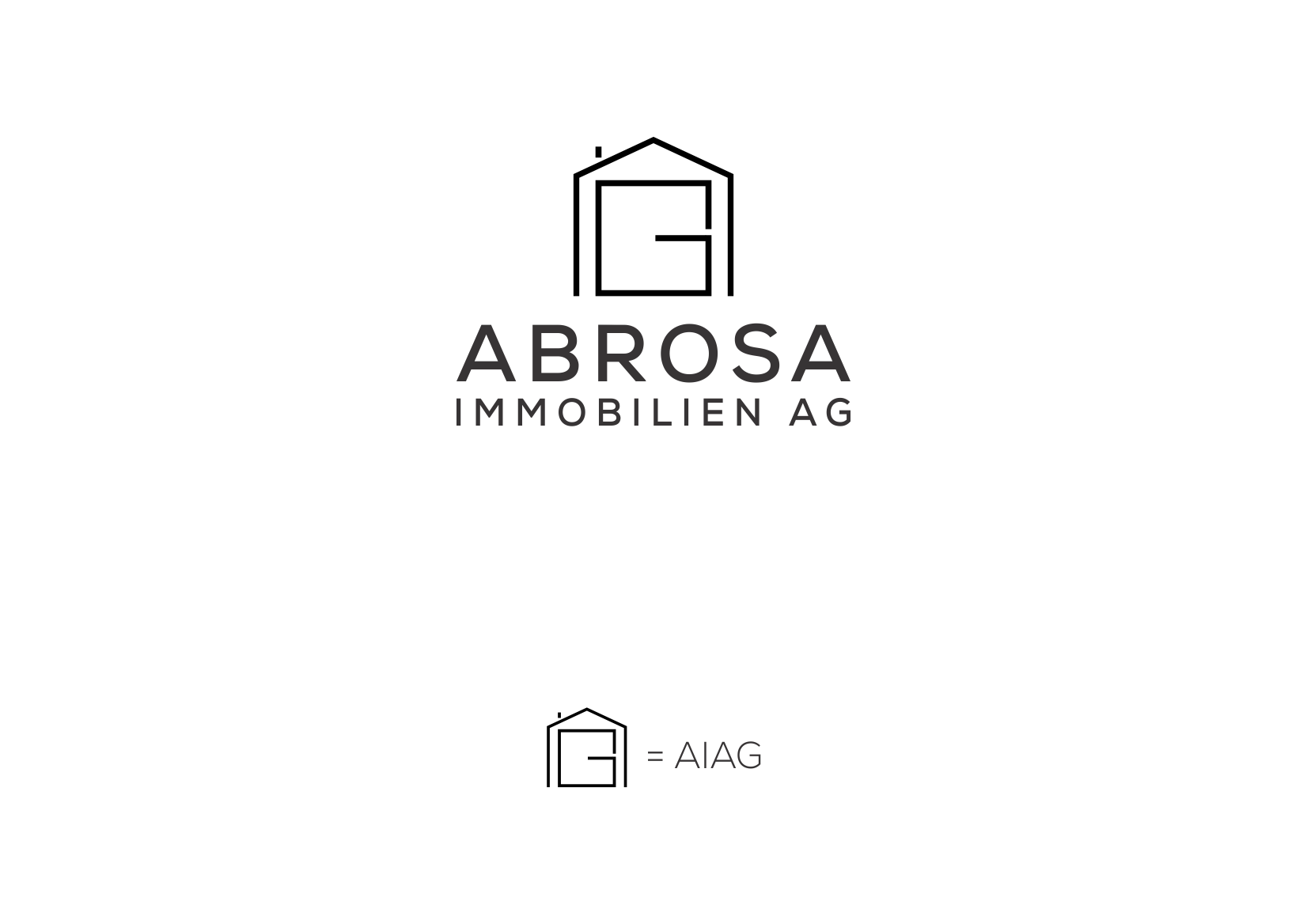 Logo-Design von Atiek für Abrosa Immobilien AG | Design #35341153