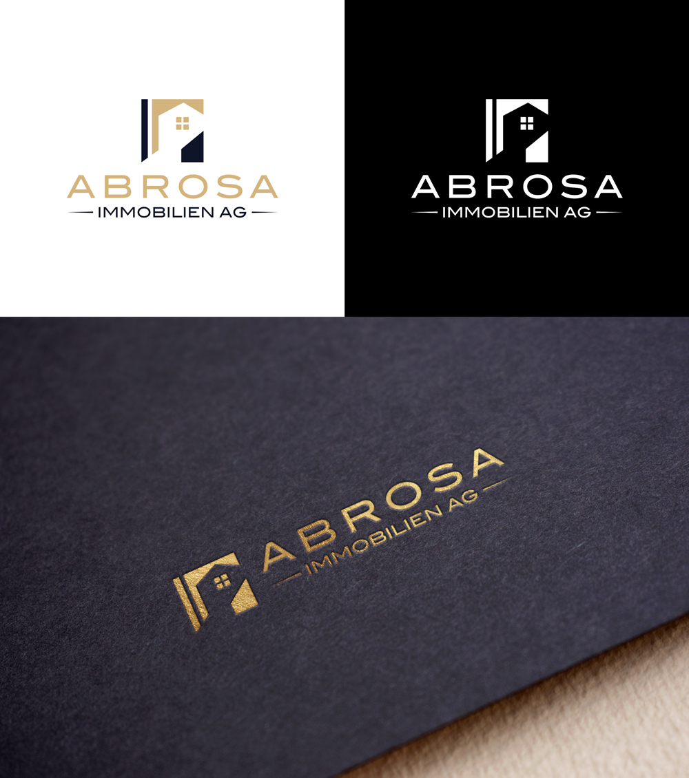 Diseño de Logo por RA-bica para Abrosa Immobilien AG | Diseño #35344574